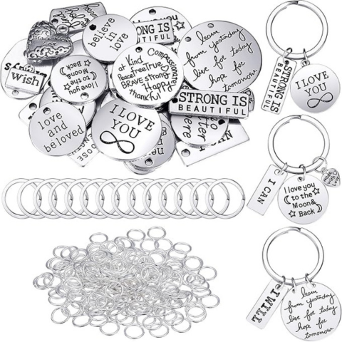 Inspirational Motivational Keychain Charms