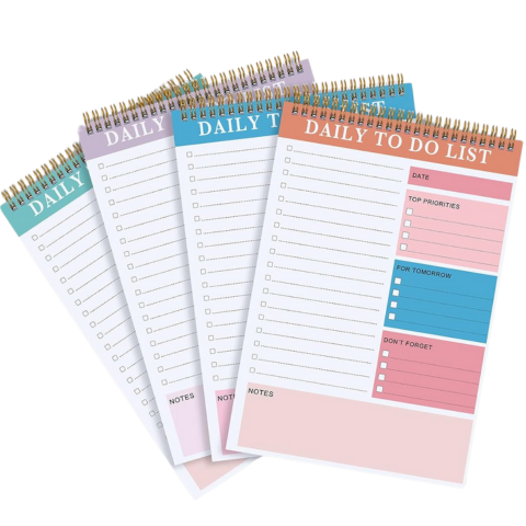 To Do List Notepad Daily Planner